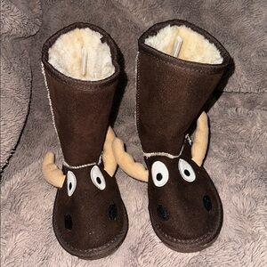 Lazy One Chocolate Moose Booties